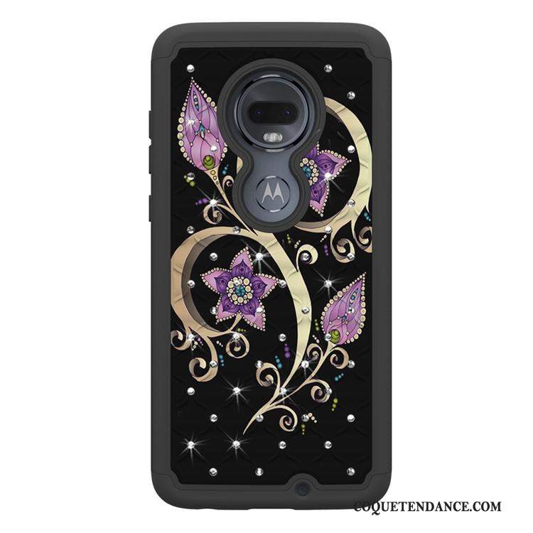 Moto G7 Plus Coque Tout Compris Tendance Multicolore Peinture