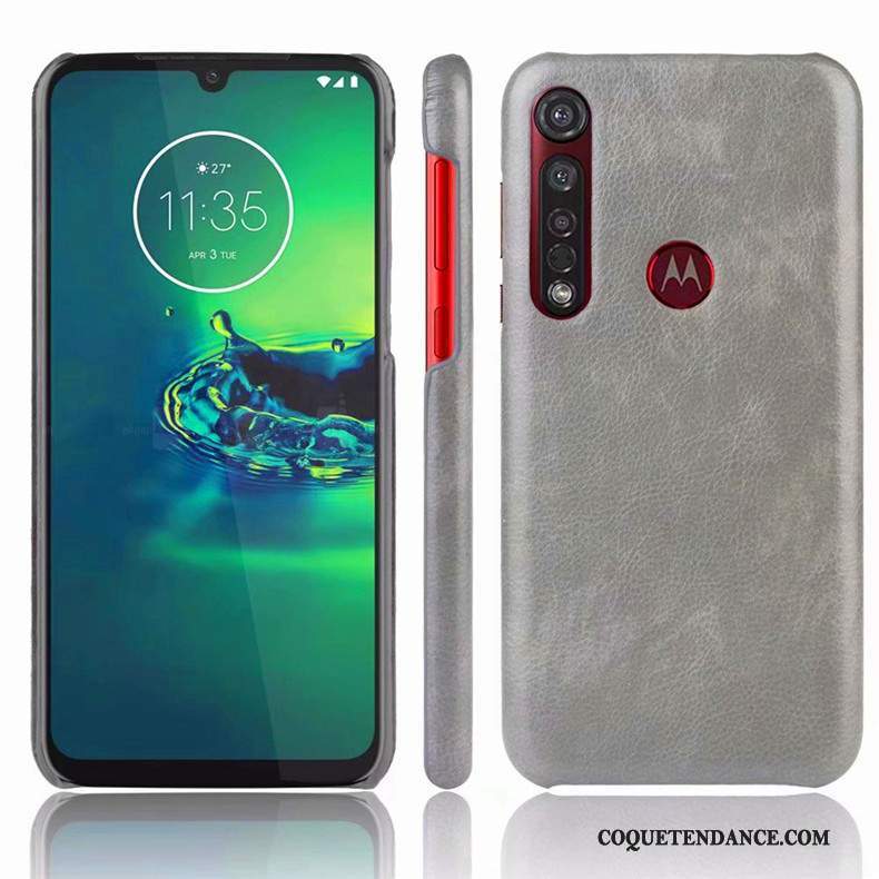 Moto G8 Plus Coque Protection Incassable De Téléphone Bleu Simple