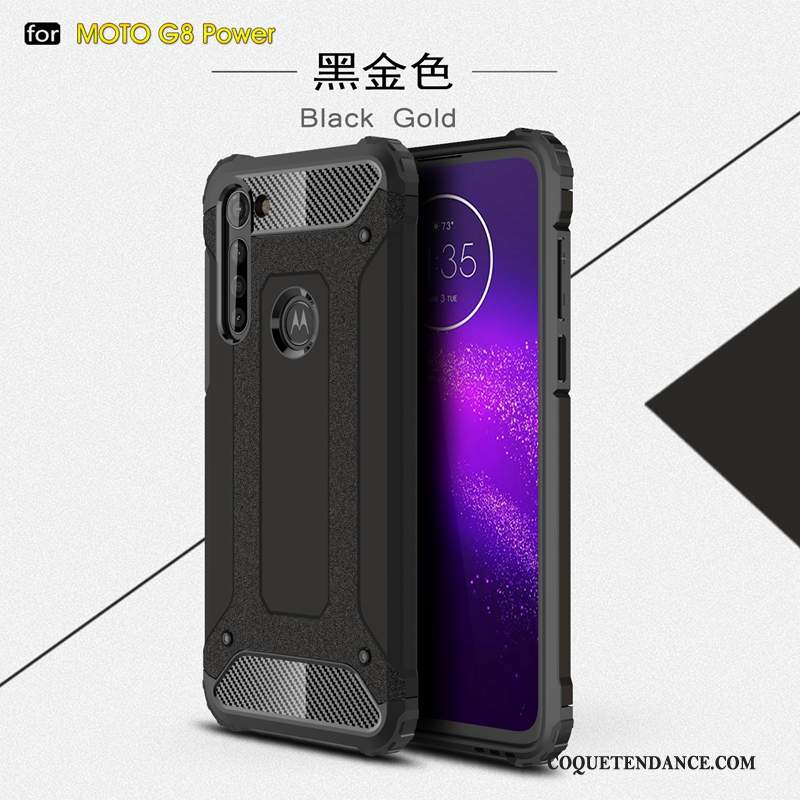 Moto G8 Power Coque De Téléphone Difficile Incassable Vent Protection