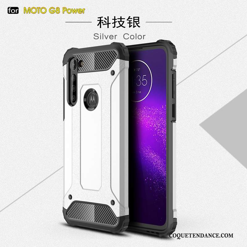 Moto G8 Power Coque De Téléphone Difficile Incassable Vent Protection