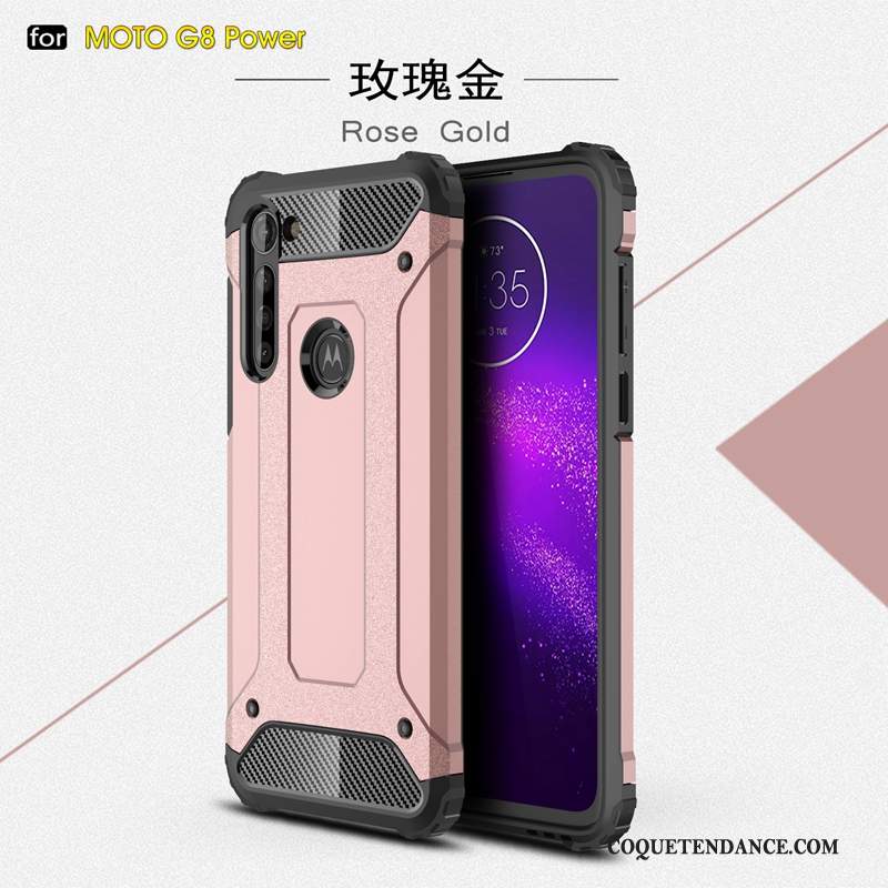 Moto G8 Power Coque De Téléphone Difficile Incassable Vent Protection