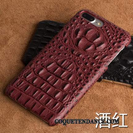 Moto X Coque Cuir Véritable Crocodile Protection Luxe Étui