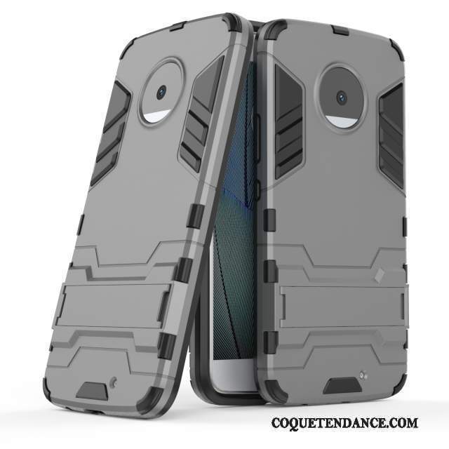 Moto X4 Coque Rouge Armure Protection Étui