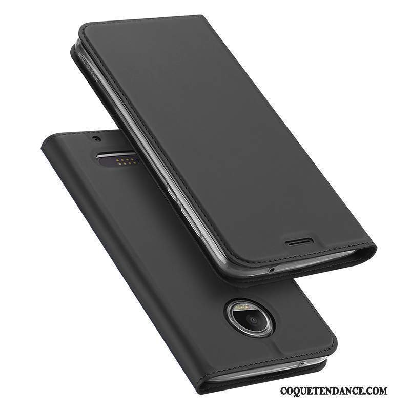 Moto Z 2018 Coque Support Carte Business Or Housse