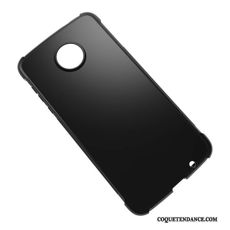 Moto Z 2018 Coque Étui Noir Protection Fluide Doux De Téléphone