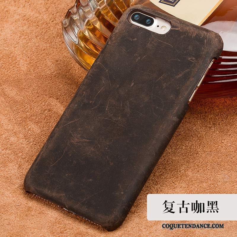 Moto Z Coque Vintage Incassable Multicolore Support Cuir Véritable