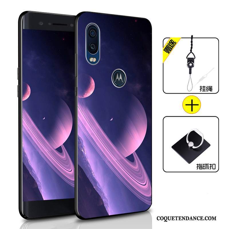 Motorola One Vision Coque Protection Tout Compris Bleu Marin Étui De Téléphone