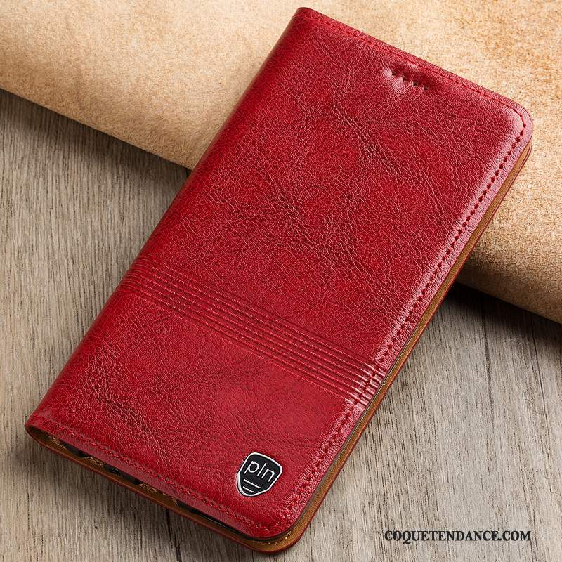 Nokia 2.3 Coque Incassable Rouge Étui En Cuir Protection Tout Compris