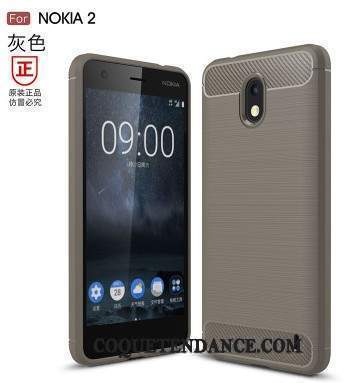 Nokia 2 Coque Fluide Doux Silicone Incassable Protection Étui