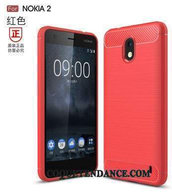 Nokia 2 Coque Fluide Doux Silicone Incassable Protection Étui