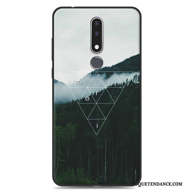 Nokia 3.1 Plus Coque Personnalité Étui Incassable Protection Blanc