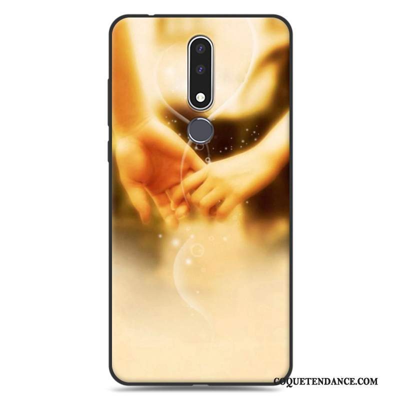 Nokia 3.1 Plus Coque Personnalité Étui Incassable Protection Blanc