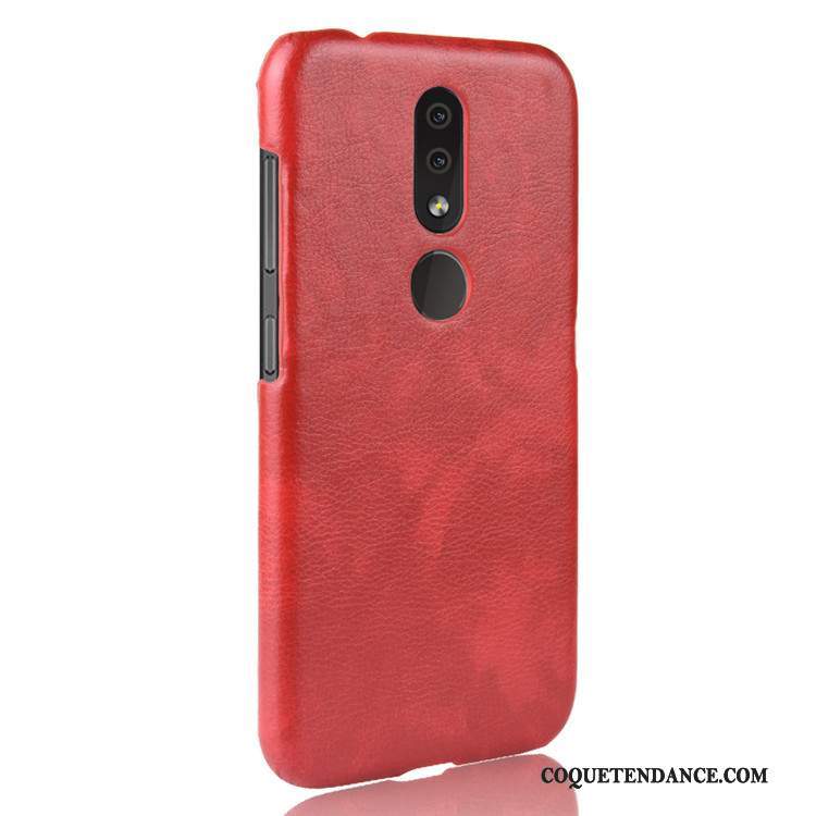 Nokia 4.2 Coque Qualité Difficile Modèle Fleurie Cuir