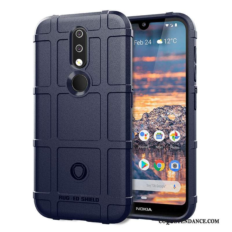 Nokia 4.2 Coque Trois Défenses Antidérapant Fluide Doux Refroidissement