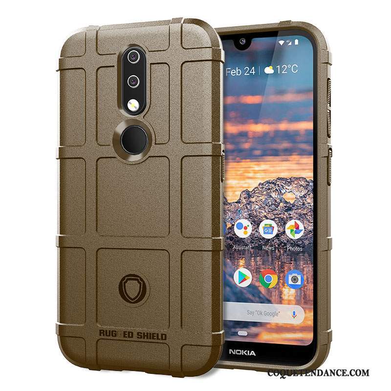 Nokia 4.2 Coque Trois Défenses Antidérapant Fluide Doux Refroidissement