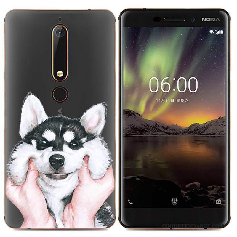 Nokia 5.1 Plus Coque Multicolore Fluide Doux De Téléphone Tendance Étui