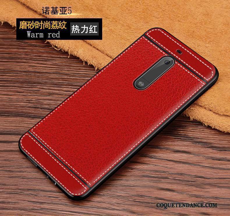 Nokia 5 Coque Modèle Fleurie Incassable Fluide Doux Tout Compris