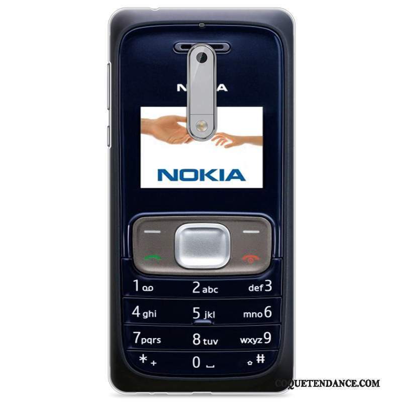 Nokia 5 Coque Peinture Fluide Doux Vintage De Téléphone Incassable