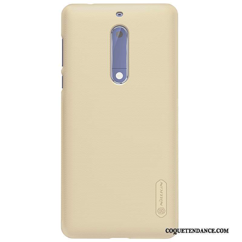 Nokia 5 Coque Protection Délavé En Daim Incassable Résistant À L'usure De Téléphone