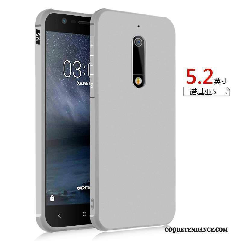 Nokia 5 Coque Protection Silicone Fluide Doux Incassable Tout Compris