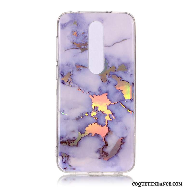 Nokia 6.1 Coque De Téléphone Grand Fluide Doux Étui Noir