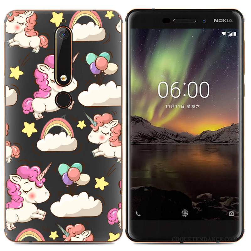 Nokia 6.1 Coque Tendance Simple Créatif Protection