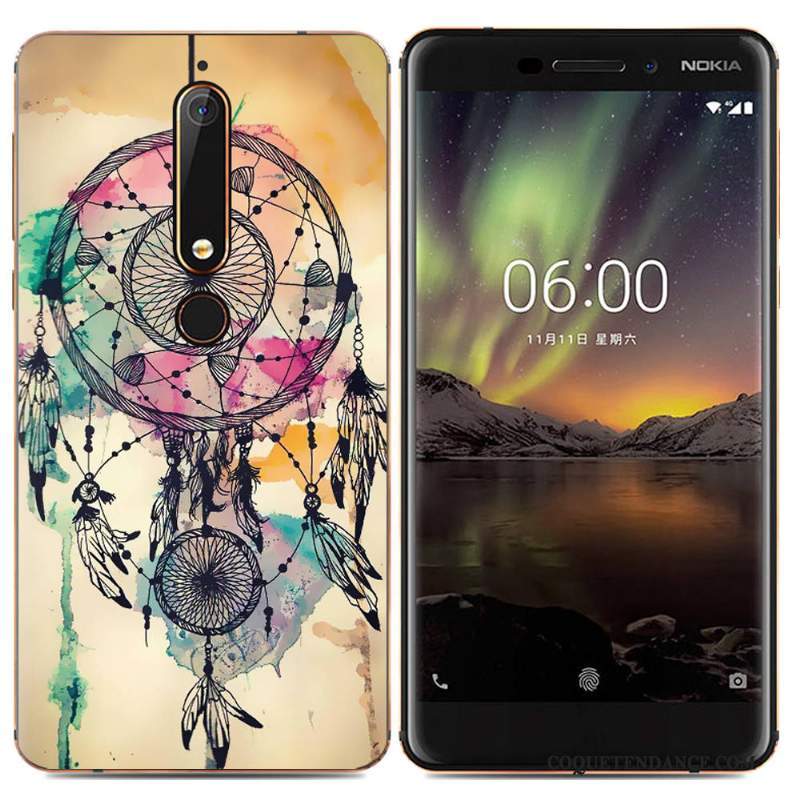 Nokia 6.1 Coque Tendance Simple Créatif Protection