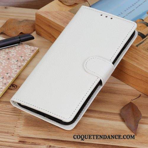 Nokia 6.2 Coque Blanc Cuir Carte Protection De Téléphone