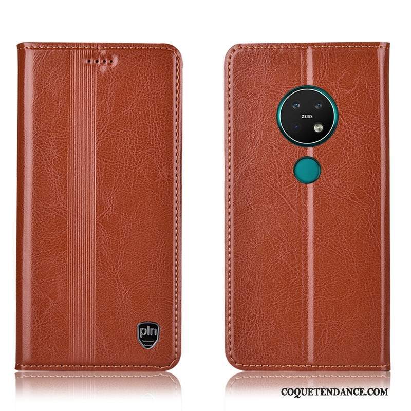 Nokia 6.2 Coque Tout Compris Étui En Cuir Protection De Téléphone Rouge