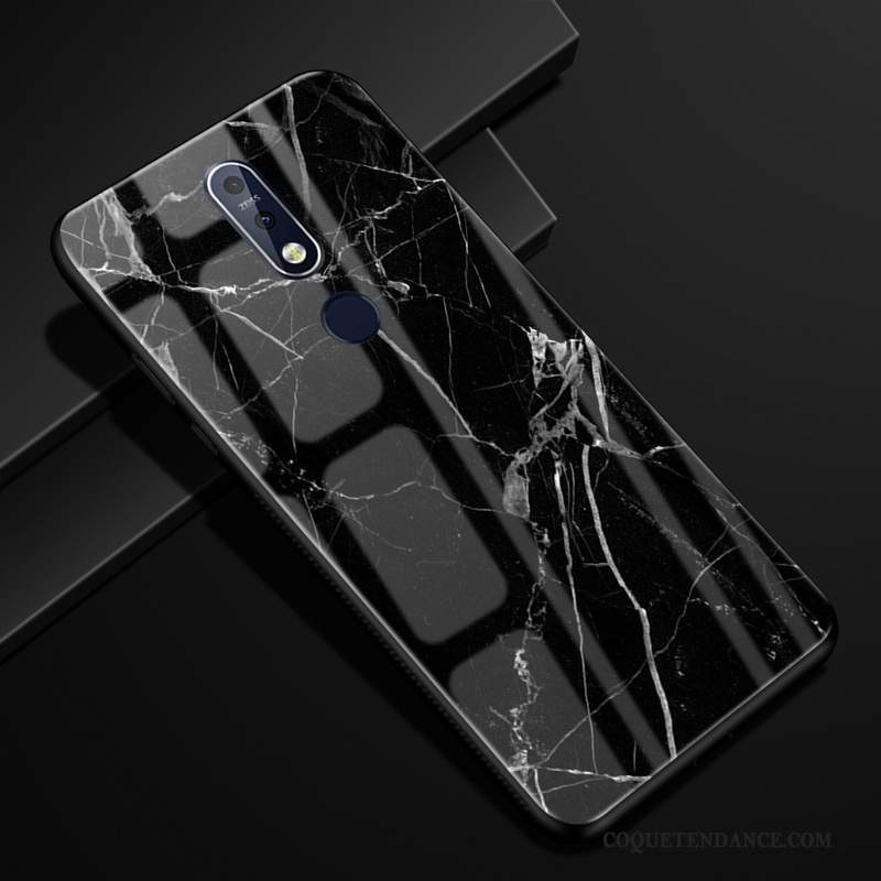 Nokia 7.1 Coque Créatif Tendance Violet Étui Protection