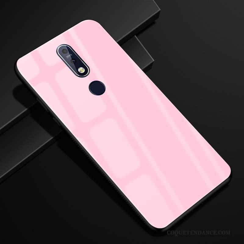 Nokia 7.1 Coque Incassable Violet Dégradé Protection Étui