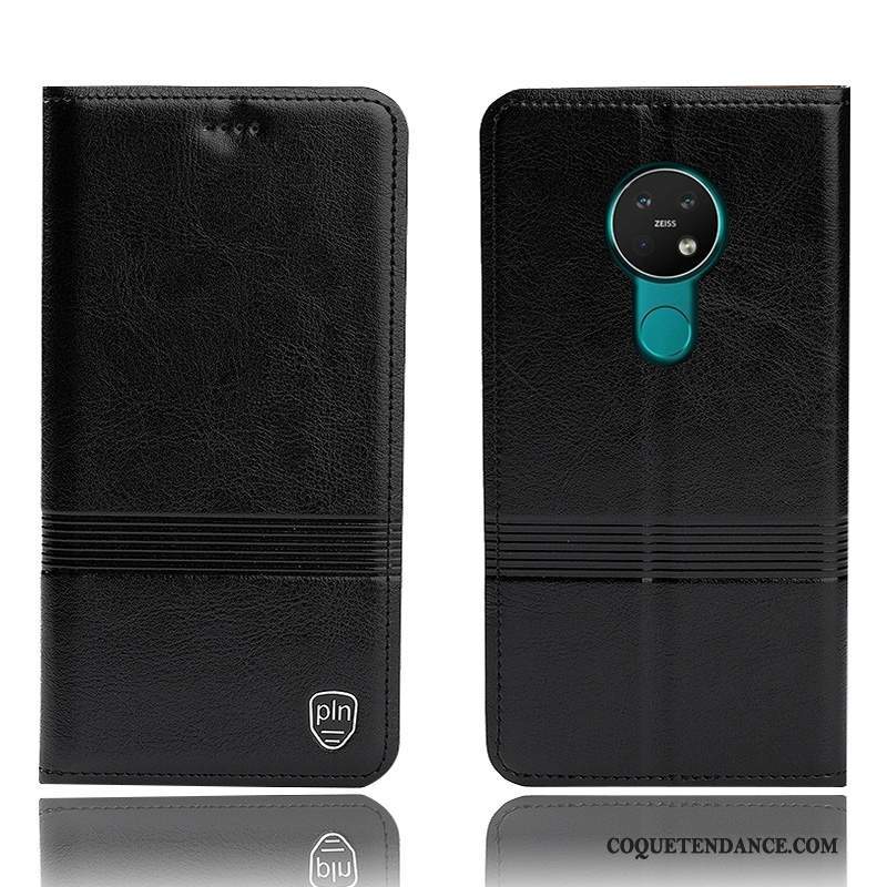 Nokia 7.2 Coque De Téléphone Tout Compris Rouge Étui En Cuir Housse