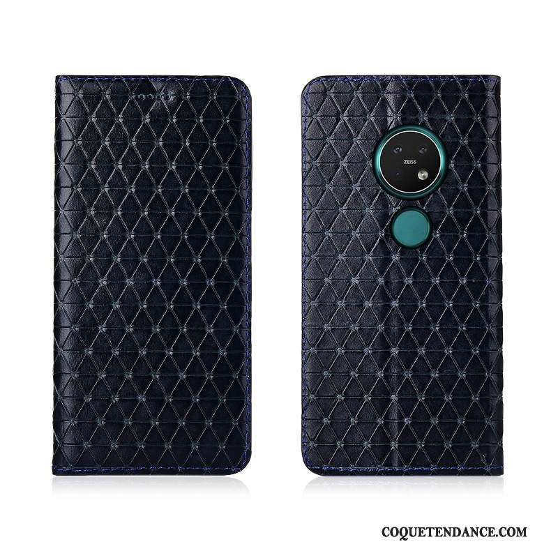 Nokia 7.2 Coque Fluide Doux Plaid Étui Haute De Téléphone