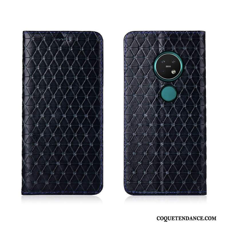 Nokia 7.2 Coque Fluide Doux Plaid Étui Haute De Téléphone