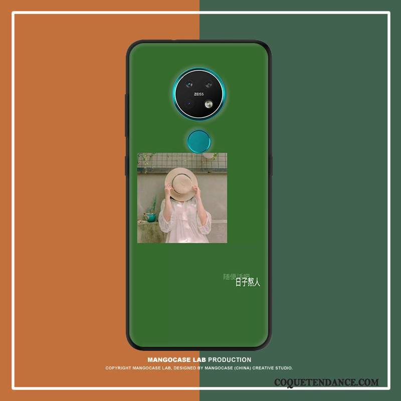 Nokia 7.2 Coque Personnalité Art Incassable Vert Personnalisé