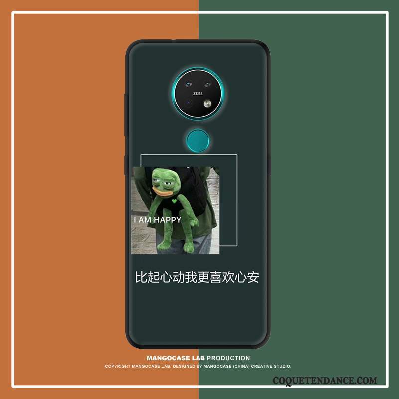 Nokia 7.2 Coque Personnalité Art Incassable Vert Personnalisé