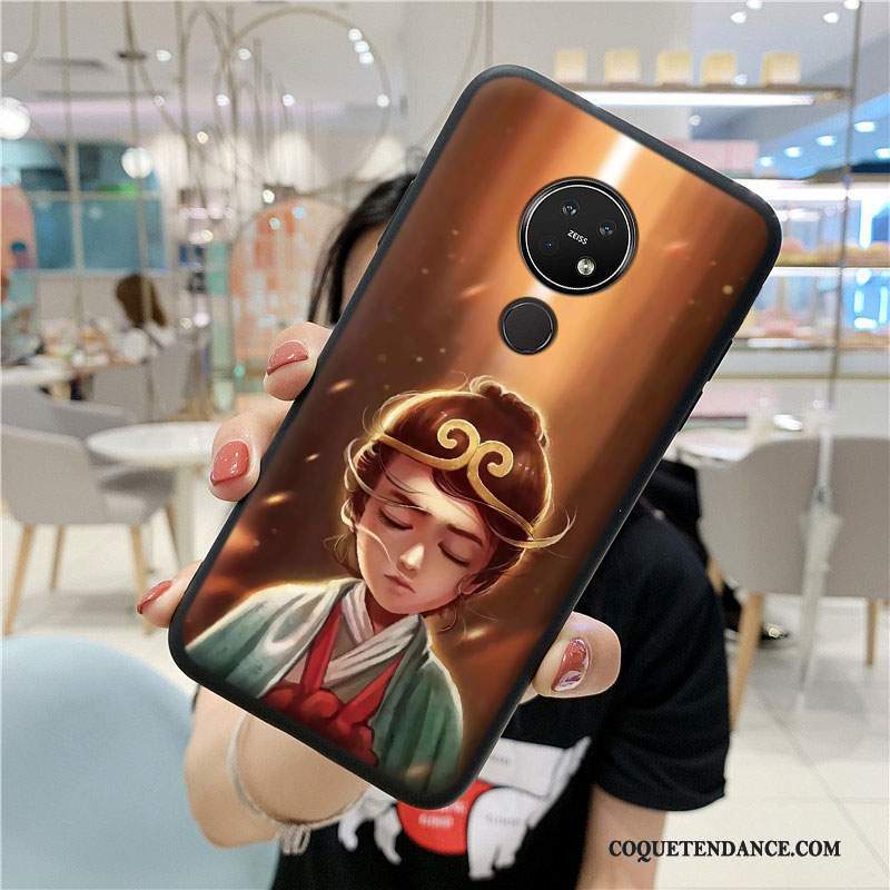 Nokia 7.2 Coque Silicone Amoureux Incassable Dessin Animé De Téléphone