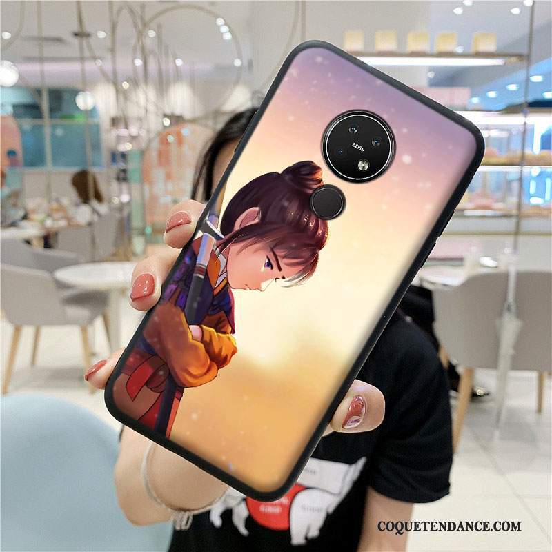 Nokia 7.2 Coque Silicone Amoureux Incassable Dessin Animé De Téléphone