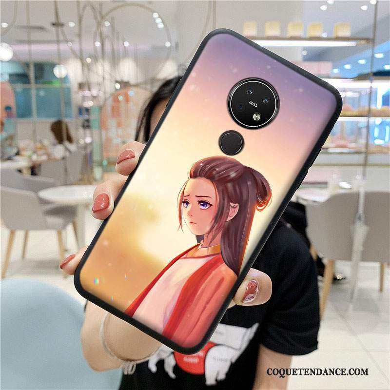 Nokia 7.2 Coque Silicone Amoureux Incassable Dessin Animé De Téléphone