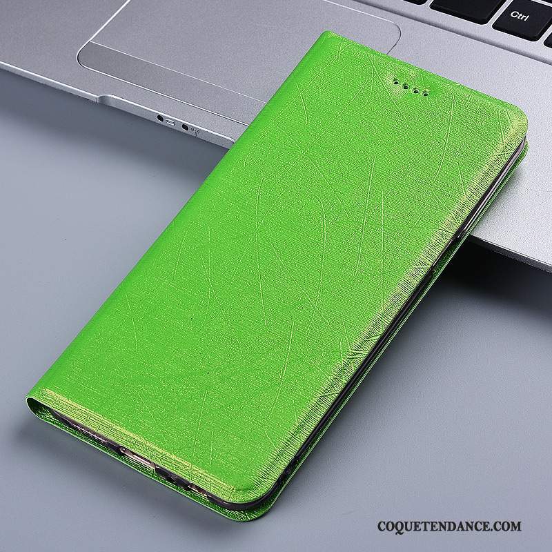 Nokia 7.2 Coque Vert Incassable Étui Étui En Cuir Soie