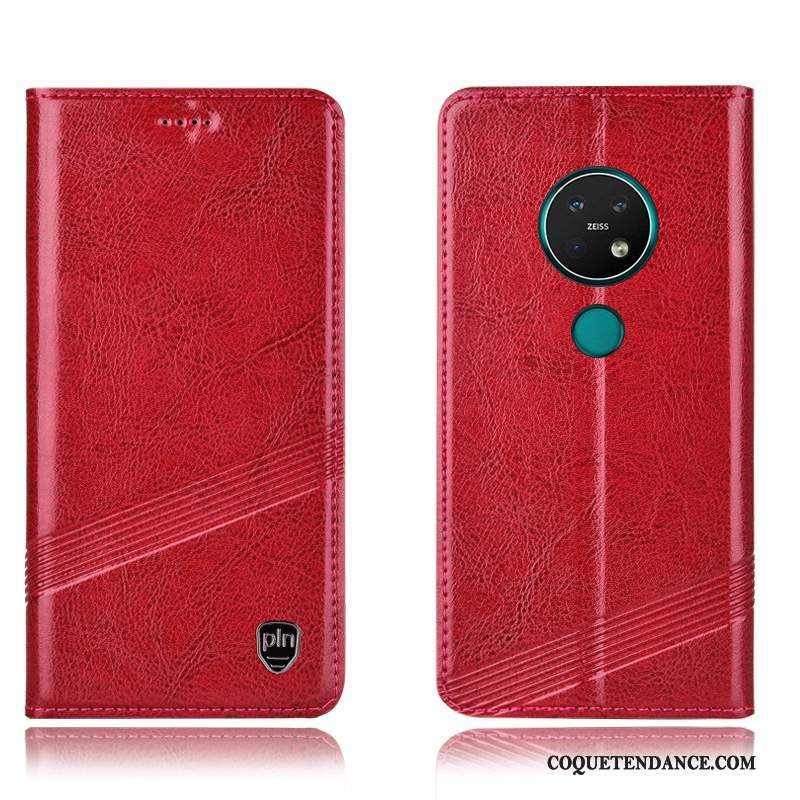 Nokia 7.2 Coque Étui En Cuir Tout Compris Modèle Fleurie Protection De Téléphone