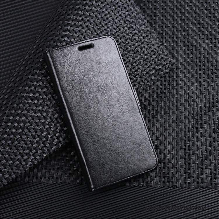 Nokia 7 Coque Protection Noir Incassable Housse Étui En Cuir