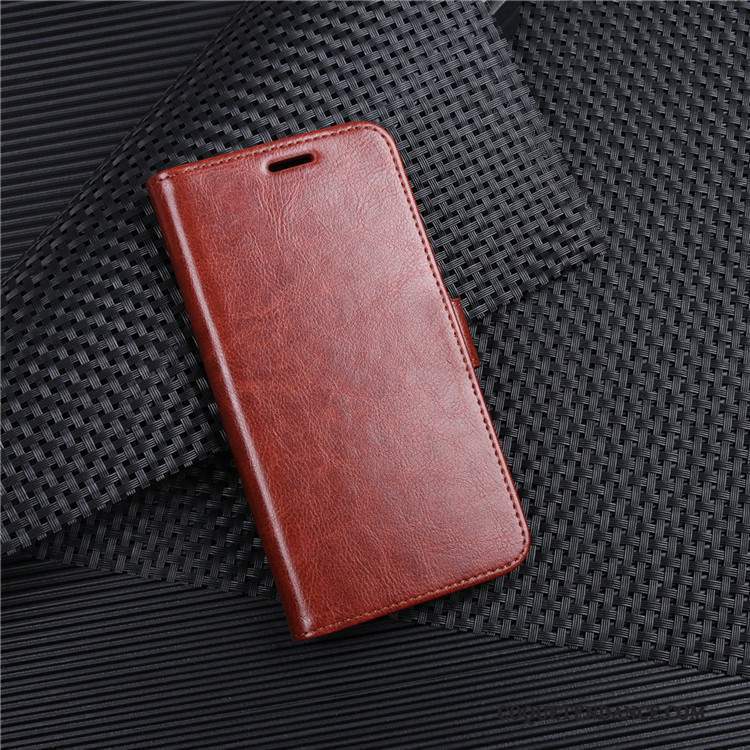 Nokia 7 Coque Protection Noir Incassable Housse Étui En Cuir