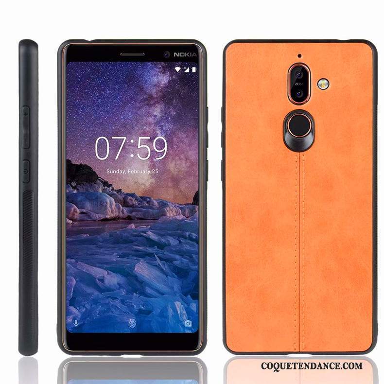 Nokia 7 Plus Coque Incassable Étui Protection De Téléphone Bleu