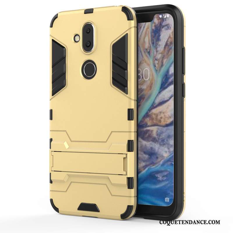 Nokia 8.1 Coque De Téléphone Incassable Bleu Protection Nouveau