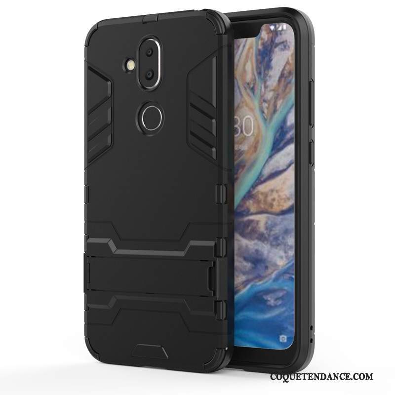 Nokia 8.1 Coque De Téléphone Incassable Bleu Protection Nouveau