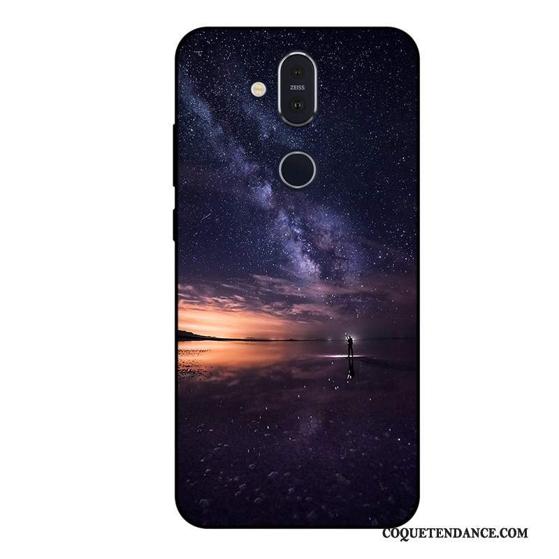 Nokia 8.1 Coque Incassable Protection Tout Compris De Téléphone Ciel Étoilé