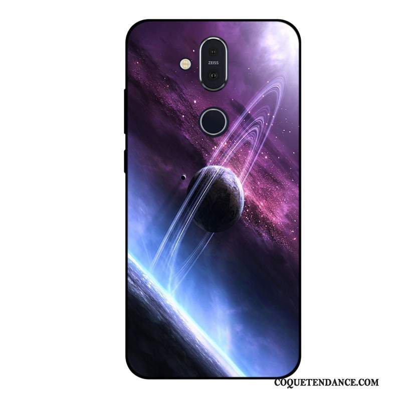 Nokia 8.1 Coque Incassable Protection Tout Compris De Téléphone Ciel Étoilé