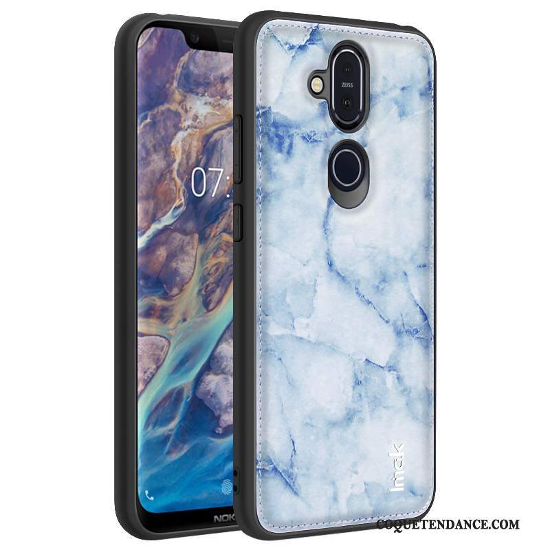 Nokia 8.1 Coque Tissu Difficile Protection Tout Compris Fluide Doux