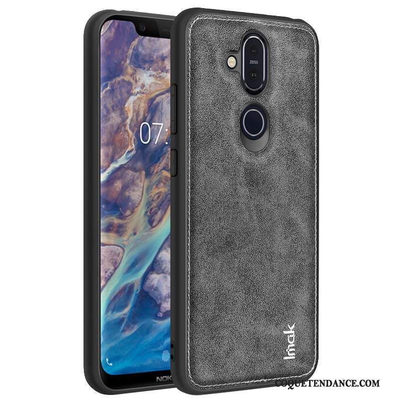 Nokia 8.1 Coque Tissu Difficile Protection Tout Compris Fluide Doux